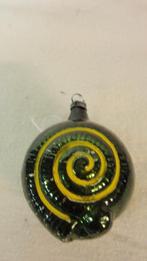 Oude glazen kerstbal zeldzame huisjes slak of slang, Enlèvement ou Envoi, Utilisé