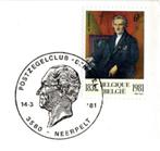 België : 14-3-81 : Geïllustreerde stempel #@ NEERPELT @#, Postzegels en Munten, Postzegels | Europa | België, Met envelop, Frankeerzegel