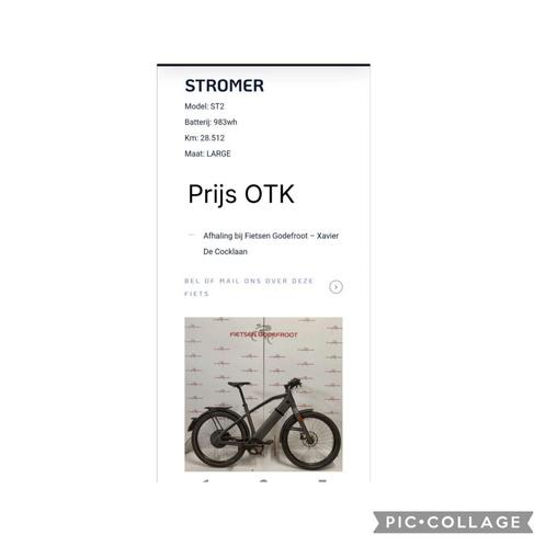 Strömer ST2 Belt, Fietsen en Brommers, Elektrische fietsen, Gebruikt, Stromer, 50 km per accu of meer, Ophalen