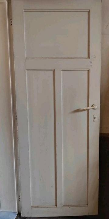 3 massief houten binnendeuren 83 cm x 217 cm beschikbaar voor biedingen