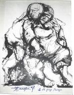 Tekening van H;G van Poperinge, Enlèvement