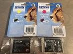 Epson inkt T0711 (2x), T0713 en T0714, Ophalen, Cartridge, Epson