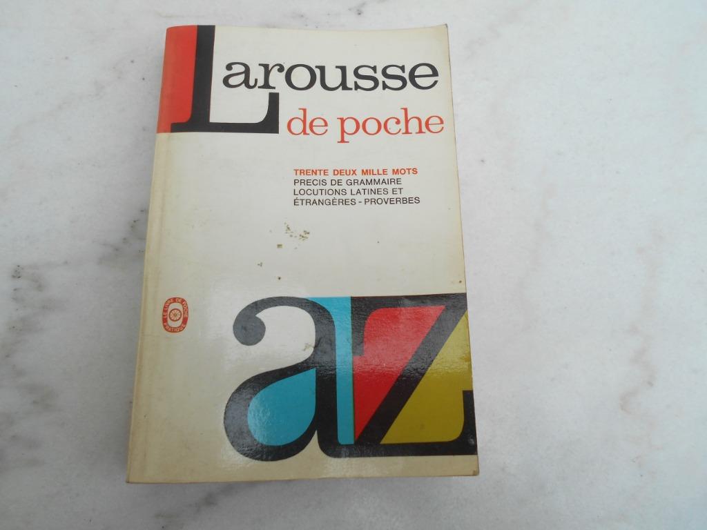 dictionnaire français Larousse de poche  1973, Enlèvement ou Envoi, Utilisé, Français