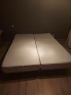 Lit double 180 /220, Beige, Enlèvement, Utilisé, Bois