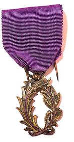 Franse orde Academische Palmen model 1866-1955, Enlèvement ou Envoi, Argent