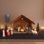 Figurines de Noël anciennes de NB Belgium + crèche, Divers, Enlèvement ou Envoi, Utilisé