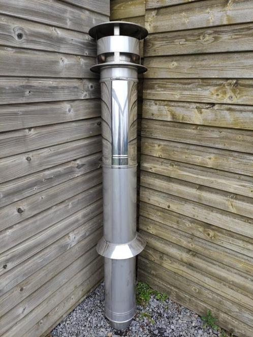 Dakplaat met loodslab, inox flexibel met trekkende regenkap, Doe-het-zelf en Bouw, Dakpannen en Dakbedekking, Zo goed als nieuw