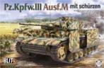 TAKOM 8002 Panzer III Ausf. M mit Schürzen échelle 1/35, Hobby en Vrije tijd, Modelbouw | Auto's en Voertuigen, Overige merken