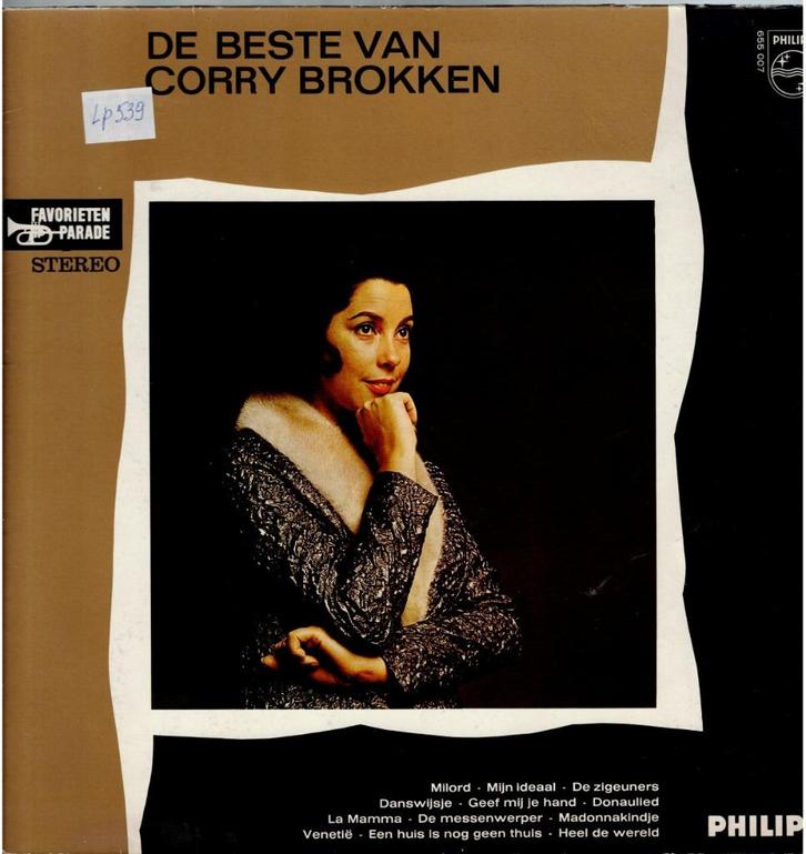 lp   /   Corry Brokken – De Beste Van Corry Brokken, Cd's en Dvd's, Vinyl | Overige Vinyl, Overige formaten, Ophalen of Verzenden