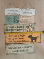 Wanddecoratie spreuken hond, Huis en Inrichting, Ophalen of Verzenden, Zo goed als nieuw