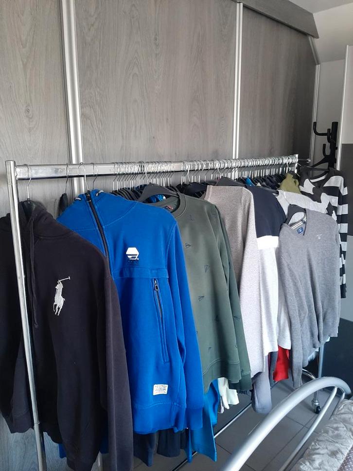 80 truien voor 200 € + jassen en broeken heren alle maten, Kleding | Heren, Truien en Vesten, Gedragen, Ophalen of Verzenden