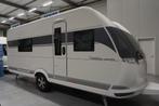 Nieuwe 4pers.Hobby met 2x1p bed, rondzit, BADKAMERCARAVAN, Rondzit, Hobby, Bedrijf, Koelkast