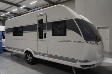 Nieuwe 4pers.Hobby met 2x1p bed, rondzit, BADKAMERCARAVAN beschikbaar voor biedingen