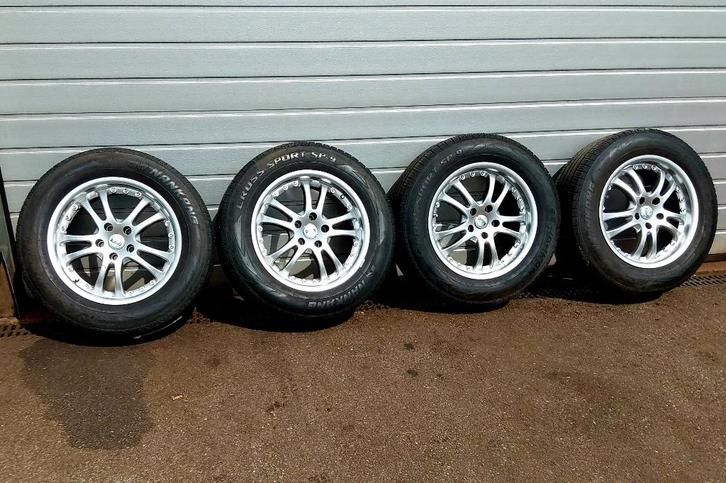 4 pneus 225/65-17 avec des jantes Toyota RAV 4, Auto-onderdelen, Banden en Velgen, Banden en Velgen, All Season, 17 inch, 225 mm