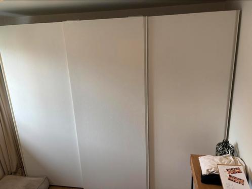 Kast met schuifdeuren, Huis en Inrichting, Kasten | Kleerkasten, Zo goed als nieuw, 200 cm of meer, 200 cm of meer, 50 tot 75 cm
