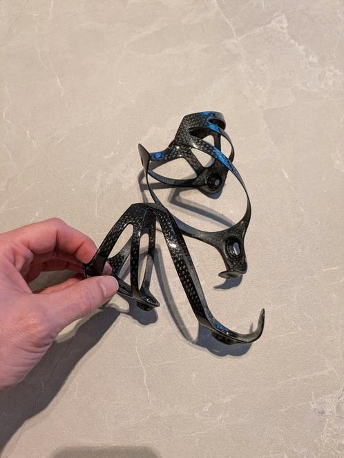 Ultralichte bidonhouder carbon x2, Fietsen en Brommers, Fietsonderdelen, Gebruikt, Racefiets, Overige typen, Ophalen of Verzenden