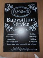 ijzeren bord met mooie spreuk grootmoeder ENGELS/FRANS, Huis en Inrichting, Woonaccessoires | Tekstborden en Spreuken, Ophalen of Verzenden