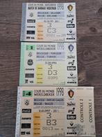 3 tickets België, Verzamelen, Gebruikt, Ophalen of Verzenden