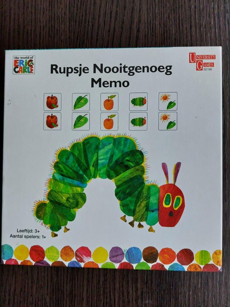 Nieuw Memo Spel Rupsje Nooit Genoeg, Ophalen