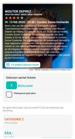 Valentijncadeau?   WOUTER DEPREZ, Tickets & Billets, Événements & Festivals, Deux personnes