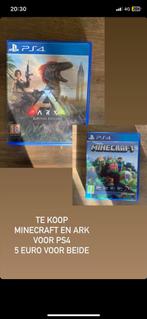 Ark en Minecraft, Games en Spelcomputers, Spelcomputers | Sony PlayStation 4, Ophalen of Verzenden