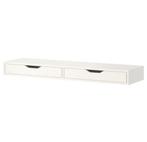 Ekby Alex witte plank met lade 119x29 cm, Huis en Inrichting, Woonaccessoires | Wandplanken en Boekenplanken, Ophalen, Zo goed als nieuw