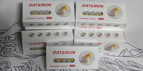 Gateron - Yellow KS-9 G-Pro 2.0 Switches - 72Pcs - Nieuw, Computers en Software, Toetsenborden, Nieuw, Ophalen of Verzenden