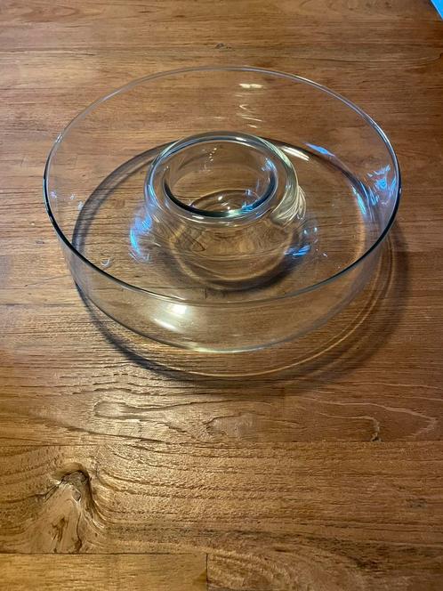 Chip & dip bowl, glas, Maison & Meubles, Cuisine | Ustensiles de cuisine, Comme neuf, Enlèvement ou Envoi