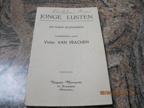 Brochure Jonge Lusten avec chansons flamandes, Livres, Musique, Utilisé, Autres sujets/thèmes, Enlèvement ou Envoi