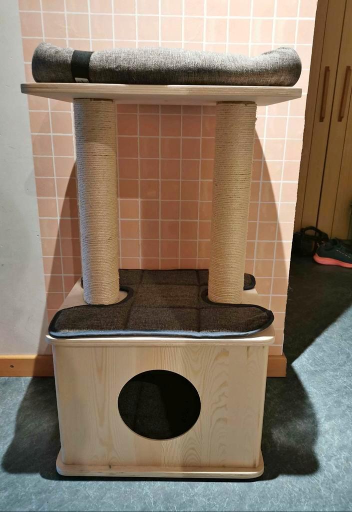 Krabpaal EBI, Dieren en Toebehoren, Krabmeubelen, Zo goed als nieuw, Krabpaal, Ophalen