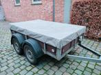 ongeremde aanhangwagen dubbel as, Auto diversen, Aanhangers en Bagagewagens, Ophalen, Gebruikt