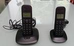 DECT TELEFOON met digitaal antwoordapparaat, Ophalen, Gebruikt, 2 handsets, Stralingsarm