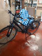 Donker blauwe fiets, Fietsen en Brommers, Fietsen | Dames | Damesfietsen, Ophalen, Gebruikt