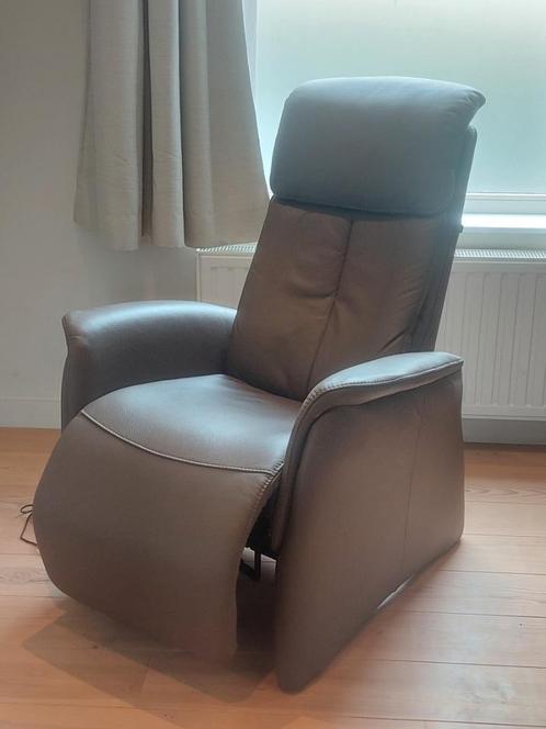 Relaxzetel Hukla, Huis en Inrichting, Fauteuils, Zo goed als nieuw, Leer, Ophalen