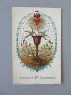 1ste communie prentje Dorsan Goethals 1877 Litho Gent, Verzamelen, Verzenden, Zo goed als nieuw, Voor 1940, Prent