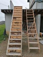 2 gebruike trappen, ideaal tijdens verbouwingen, Bricolage & Construction, Échelles & Escaliers, Enlèvement, Utilisé, Escalier
