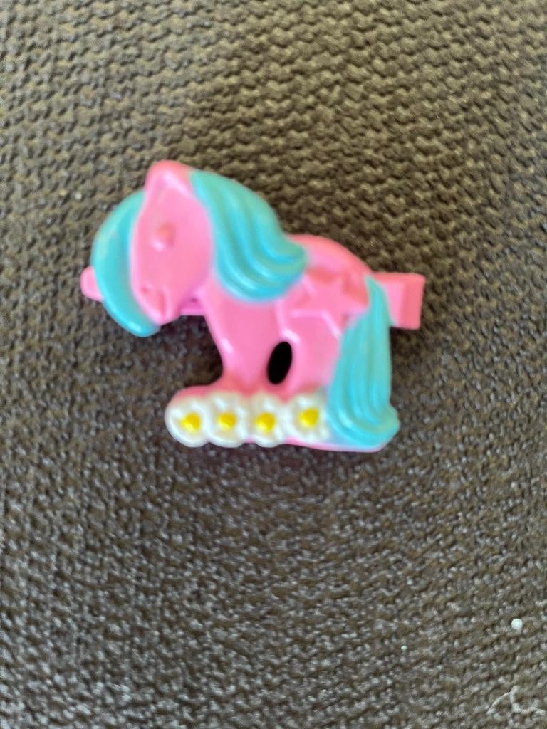 Épinglette en forme de cheval rose My Little Pony G1, Collections, Jouets miniatures, Envoi