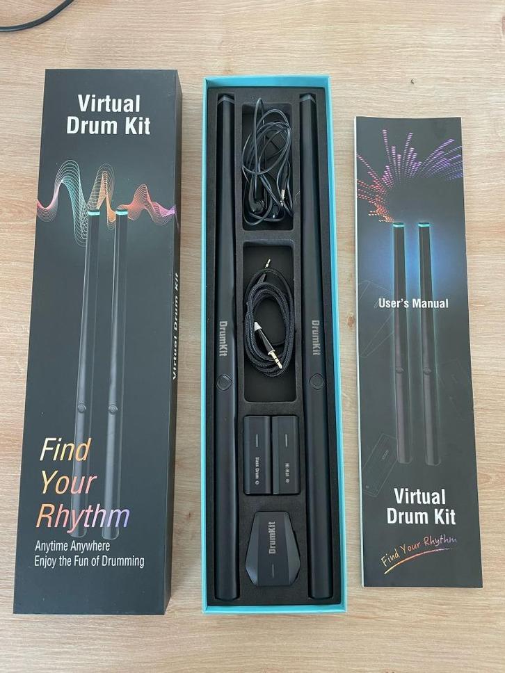 Virtuele Drum Kit, Muziek en Instrumenten, Drumcomputers, Zo goed als nieuw, Overige merken, Ophalen of Verzenden