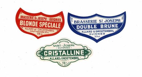 Oude bieretiketten van "St. JOSEPH", Verzamelen, Biermerken, Nieuw, Overige typen, Overige merken, Verzenden