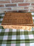 RIETEN MAND PICK NICK ZO GOED ALS NIEUW, Mand, Ophalen of Verzenden, Zo goed als nieuw, Riet