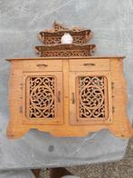 Decoratie uit de jaren 50: meubels met servies., Verzamelen, Poppenhuizen en Toebehoren, Ophalen of Verzenden, Zo goed als nieuw