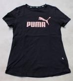 Zwarte girlieshirt van Puma - maat 164, Kinderen en Baby's, Kinderkleding | Maat 164, Meisje, Puma, Ophalen of Verzenden, Zo goed als nieuw