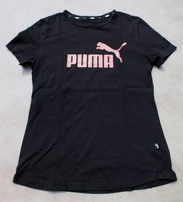 Zwarte girlieshirt van Puma - maat 164 beschikbaar voor biedingen