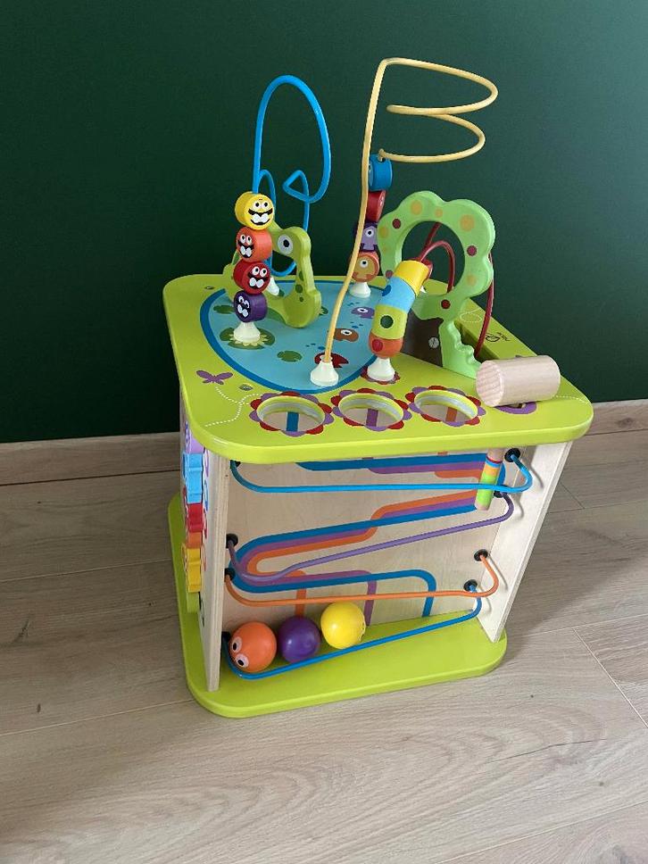 Hape activiteitenkubus, Kinderen en Baby's, Speelgoed | Babyspeelgoed, Gebruikt, Overige typen, Ophalen