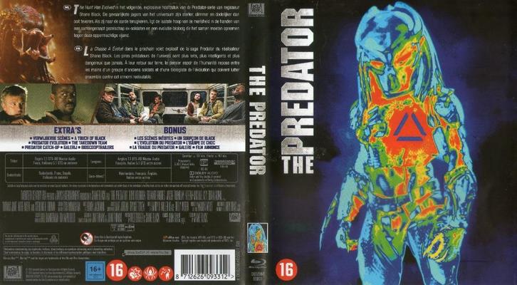 the predator (blu-ray) nieuw, Cd's en Dvd's, Blu-ray, Zo goed als nieuw, Horror, Ophalen of Verzenden
