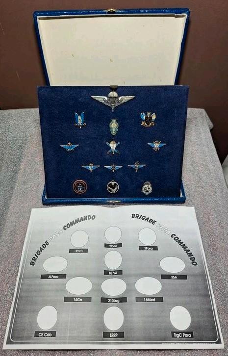 Brigade Para Commando verzamel box pins Para eenheid, Verzamelen, Militaria | Algemeen, Embleem of Badge, Ophalen of Verzenden