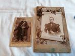 2 oude foto's militairen Antwerpen - Mechelen, Verzamelen, Ophalen of Verzenden, Landmacht, Foto of Poster