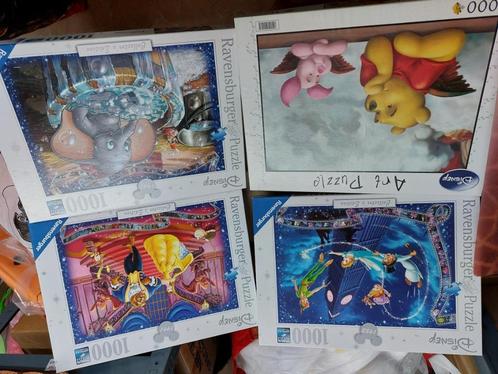 puzzel 1000 st : Disney, konijn, Venetie, Casa de papel,..., Hobby en Vrije tijd, Denksport en Puzzels, Zo goed als nieuw, Legpuzzel