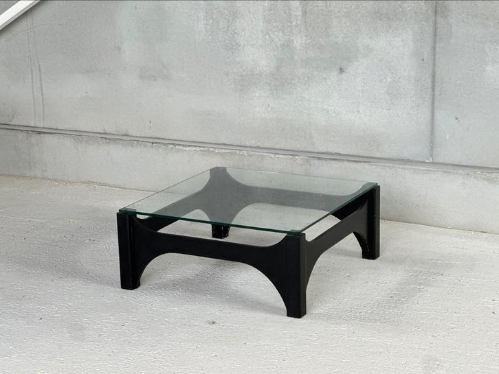 Vintage space-age coffeetable, 1980’s, Antiquités & Art, Antiquités | Meubles | Tables, Enlèvement