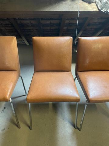 Set van 6 vintage stoelen